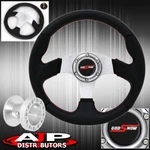 For 89-98 Maxima 320MM Black Silver Center Red Stitching Steering Wheel Godsnow. Fixed Price $41.99.