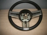 2005 - 2009 Ford Mustang Gt Leather Steering Wheel With Silver Trim Oem. Fixed Price $325.00.