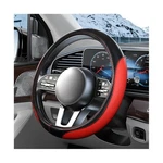Steering Wheel Cover, 15" Anti-slip Leather Carbon Fiber Texture Vehicle .... Fixed Price $32.47.