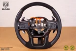 2019-2026 Ram 1500 Suede Steering Wheel W/black Trim & Red Stitching 7FX572TRAB. Fixed Price $525.00.