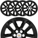 Fits Chevrolet Traverse 2018-2023 Black 18" Wheel Skins Hub Caps Full Rim Covers. Fixed Price $99.99.