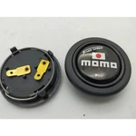 Momo Full Speed Racing Steering Wheel Horn Button Black Sporty Car Hubcap. Fixed Price $19.90.