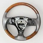 2010 2011 2012 Lexus ES350 Gray Leather Steering Wheel W/ Brown Woodgrain Oem. Fixed Price $99.98.