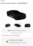 10 11 12 13 15 Chevrolet Chevy Camaro Oem Indoor Car Cover 20960814 Obsolete. Fixed Price $249.00.
