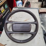 Original Porsche 911 930 944 964 Used Brown Leather Steering Wheel. Fixed Price $849.99.