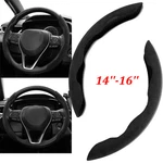 2PCS Car Auto Steering Wheel Cover Booster Black Suede Anti-slip Universal. Fixed Price $12.58.