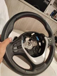 Bmw F30 F32 F22 Sport Leather Steering Wheel Paddle Shifters Red Stitch Oem. Fixed Price $99.00.