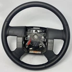2004-08 Ford F150 F-150 Black Leather Steering Wheel W/ Cruise Buttons FX4. Fixed Price $89.99.