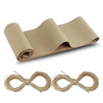 Car Genuine Leather Steering Wheel Cover, Diy Sewing With Needle And Hole Beige. Fixed Price $12.71.