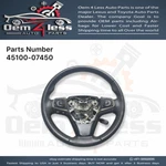 Toyota Avalon Steering Wheel 2015, 2016, 2017, 2018 Oem 45100-07450. Fixed Price $269.10.