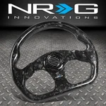 Nrg 320MM Flat Dish 6-HOLE Forged Carbon Fiber 3-SPOKE Steering Wheel Black. Fixed Price $324.99.