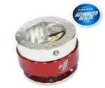 Nrg Ball Lock Quick Release Steering Wheel Silver Body & Red SRK-100RD. Fixed Price $92.00.