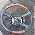 2001 2002 Cadillac Escalade Steering Wheel, Oem Light Grey Leather Trim Code 92. Fixed Price $238.92.