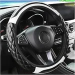 Car Steering Wheel Cover, Leather Breathable Non-slip 14.5-15 Inch Vehicle. Fixed Price $13.99.