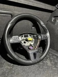 Steering Wheel 12-15 Vw Passat, W/leather W/multi-function W/o Shifters, Black. Fixed Price $75.00.