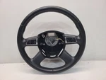 2011 Audi Q5 (2.0L At) Steering Wheel W/ Switches *black Leather* Scuffs. Fixed Price $62.29.