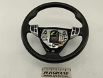 Saab 9-3 Leather Steering Wheel Black Fits 2004-2011 05 06 07 08 09. Fixed Price $89.92.