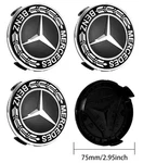 75MM Fit For Mercedes-benz Wheel Rims Center Hub Caps Wreath Amg Classic Black. Fixed Price $16.42.