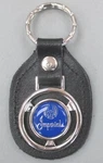 Blue Imperial 2321 Chrysler Silver Eagle Steering Wheel Black Leather Key. Fixed Price $26.95.