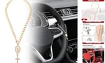 Cross For Car Steering Wheel Charm,stylish Rosary As. Fixed Price $8.15.