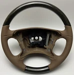 Mercedes W211 W219 Avantgarde Steering Wheel Savana Beige Landscape Wood Anthracite. Fixed Price $1733.02.