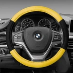 Fh Group Modernistic Car Steering Wheel Cover & Seat Belt Pads Fits 14.5"-15.5". Fixed Price $17.99.