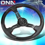 Nrg ST-010CFRS 12" Od 1.5" Deep Dish Carbon Fiber Black Leather Steering Wheel. Fixed Price $320.00.
