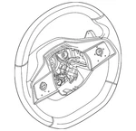 Genuine Nissan Steering Wheel 48430-7BA0A. Fixed Price $506.23.