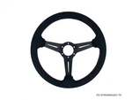 P2M For Competition Steering Wheel : 340MM Deep Corn Suede. Fixed Price $219.00.