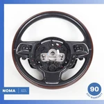 10-19 Jaguar X351 Xjl Xjr Steering Wheel W/ Paddle Shifters Wood Oem. Fixed Price $97.23.