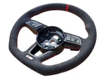 New Alcantara Audi Line Q2 A3 S3 8V A4 A5 Steering Wheel Paddles Flat Bottom. Fixed Price $660.00.