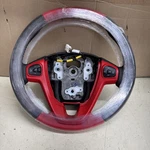 Ford DE8Z-3600-AB Black And Red Leather Steering Wheel 2013-19 Fiesta Nos Desc. Fixed Price $200.00.