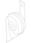 Genuine Hyundai Low Note Horn 96611-3J100--DS. Fixed Price $108.36.