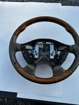 2000-2002 Jaguar S-type Steering Wheel Wood Grain Column Tan Used Oem. Fixed Price $69.00.