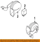 Chrysler Oem 1998 Concorde,intrepid Electrical Horn-horn 4609114AG. Fixed Price $73.39.