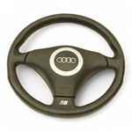 01-06 Audi MK1 Quattro Leather 3 Spoke Steering W Horn 8N04199091B Oem. Fixed Price $330.47.