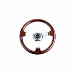 Nrg ST-015-1CH Chrome Spoke Center 330MM Classic Wood Grain Wheel Universal. Fixed Price $176.00.