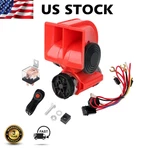 Super Loud Dual Trumpet Train Air Horn 12V System For Truck Car Boat Speaker Us. Fixed Price $22.89.