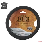 New Premium Genuine Leather Car Truck Steering Wheel Cover Medium - Color Black. Fixed Price $23.89.