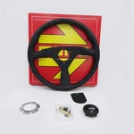 Momo Montecarlo 350MM 14' Genuine Leather Thickened Spoke Steering Wheel-black. Fixed Price $65.99.