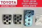 Toyota Genuine MR2 SW20 SW21 Mt 5SPEED Aluminum Pedal & Pin Set. Fixed Price $77.79.