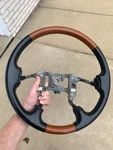 98-99 Cadillac Seville Oem Steering Wheel Black Leather W/ Wood 16758372 Clean. Fixed Price $99.99.