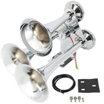 152DB 105MM 3 Trumpet Train Horn Kit For Truck Van Car Electric Air. Fixed Price $94.96.