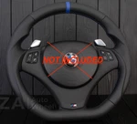 Bmw Steering Wheel Leather Custom Paddle M3 E90 E92 328I 330I 335I 135I 128I. Fixed Price $1153.90.