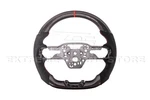 24-UP Ford Mustang Carbon Fiber Alcantara Leather Red Stripe Steering Wheel. Fixed Price $409.98.