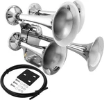 Loud Quad Trumpet Train Air Horn Car/truck/rv 12V Metal Chrome Plated VXH4318. Fixed Price $164.95.
