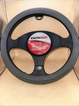 Autocraft AC38854G 15-1/2" Grey Faux Leather Topstitched Steering Wheel Cover. Fixed Price $14.99.