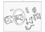 Genuine Gm Steering Wheel 25923051. Fixed Price $67.06.