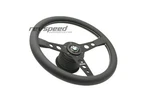 Bmw E30 M3 Momo Prototipo Black 350MM Steering Wheel Kit With Horn Button. Fixed Price $450.40.