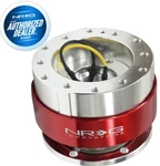 Nrg Steering Wheel Quick Release Gen 1.5 Silver Body With Red SRK-100RD. Fixed Price $93.50.